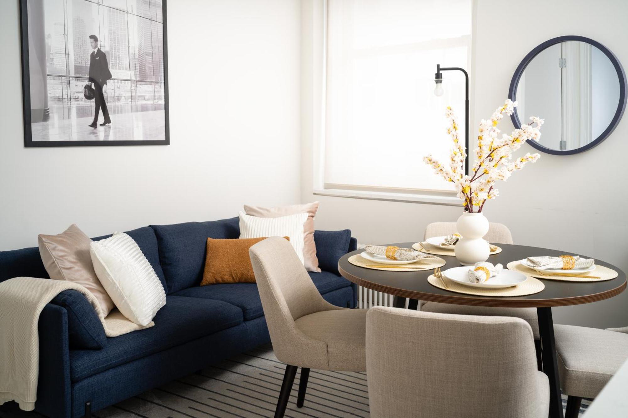Luxury 2bd Nr St Gym Rooftop W/d Apartment New York
