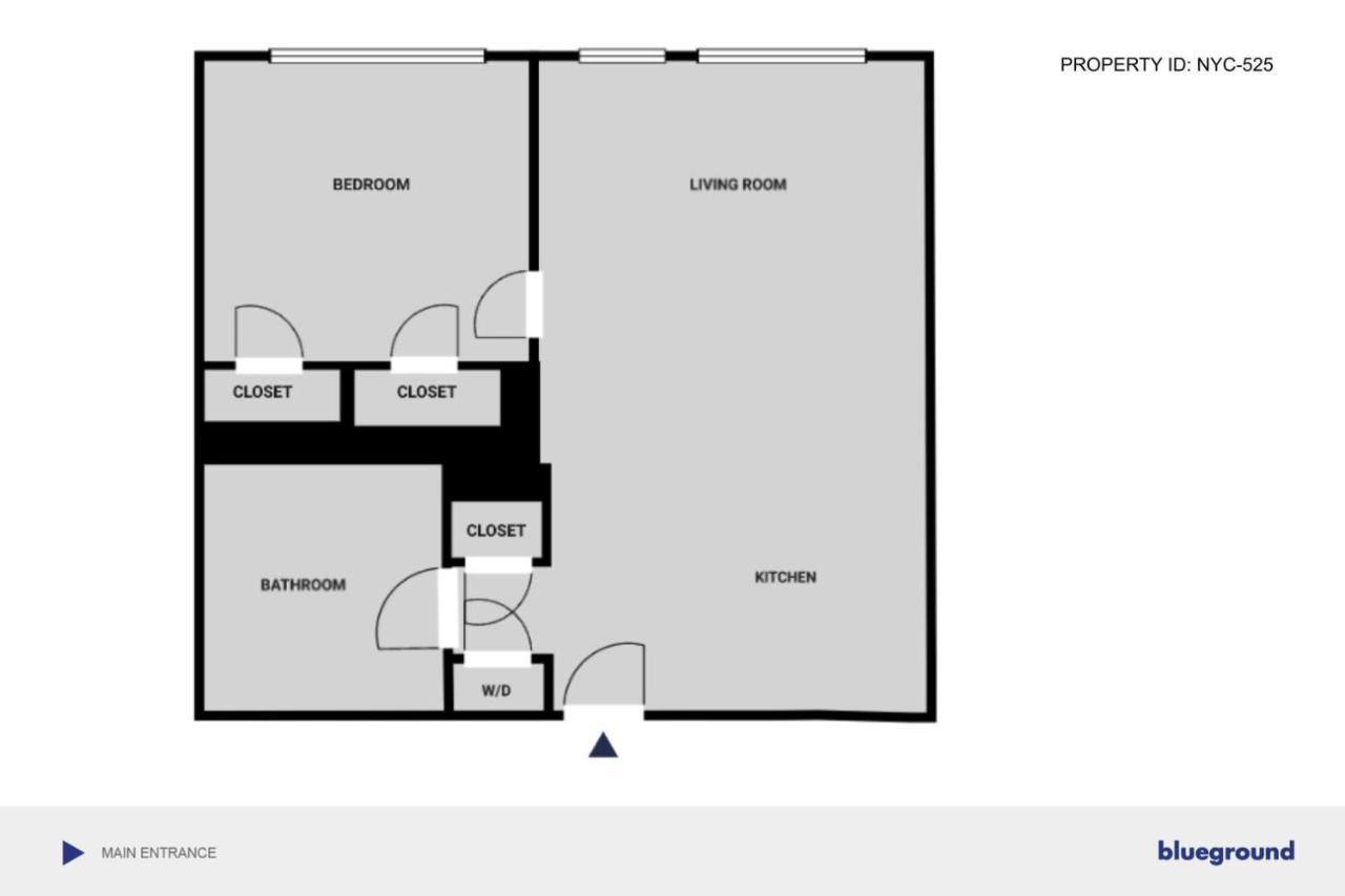 Apartment Hells Kitchen 1br W Doorman Nr Park Nyc-525