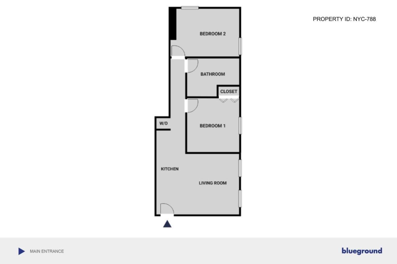 Apartment Les 2br W Elevator Wd Roof Nr Parks Nyc-788 New York