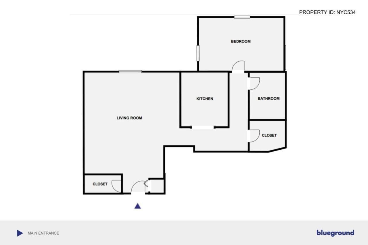 Apartment Midtown E 1br W Wd Doorman Nr Park Nyc-534 *