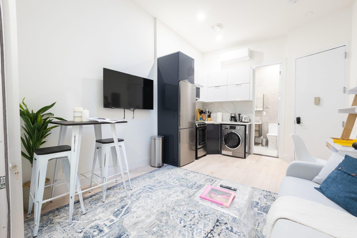 317-4a New Modern 1br W&d Walk To Park Apartment *