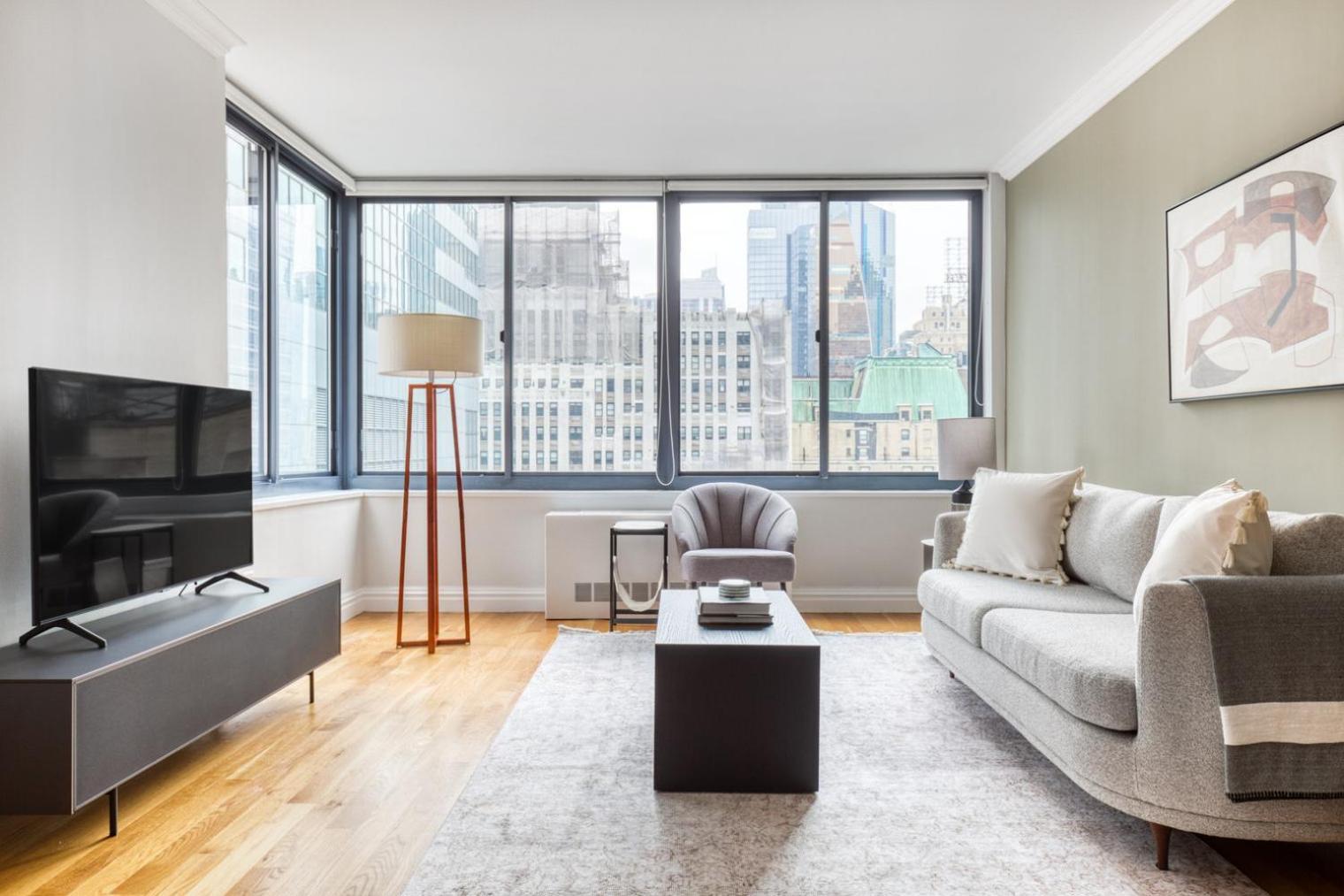 Apartment Midtown 1br W Dm Elevator Gym Nr Times Sq Nyc-799