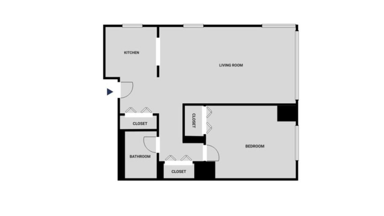 Apartment Midtown 1br W Dm Elevator Gym Nr Times Sq Nyc-799 *