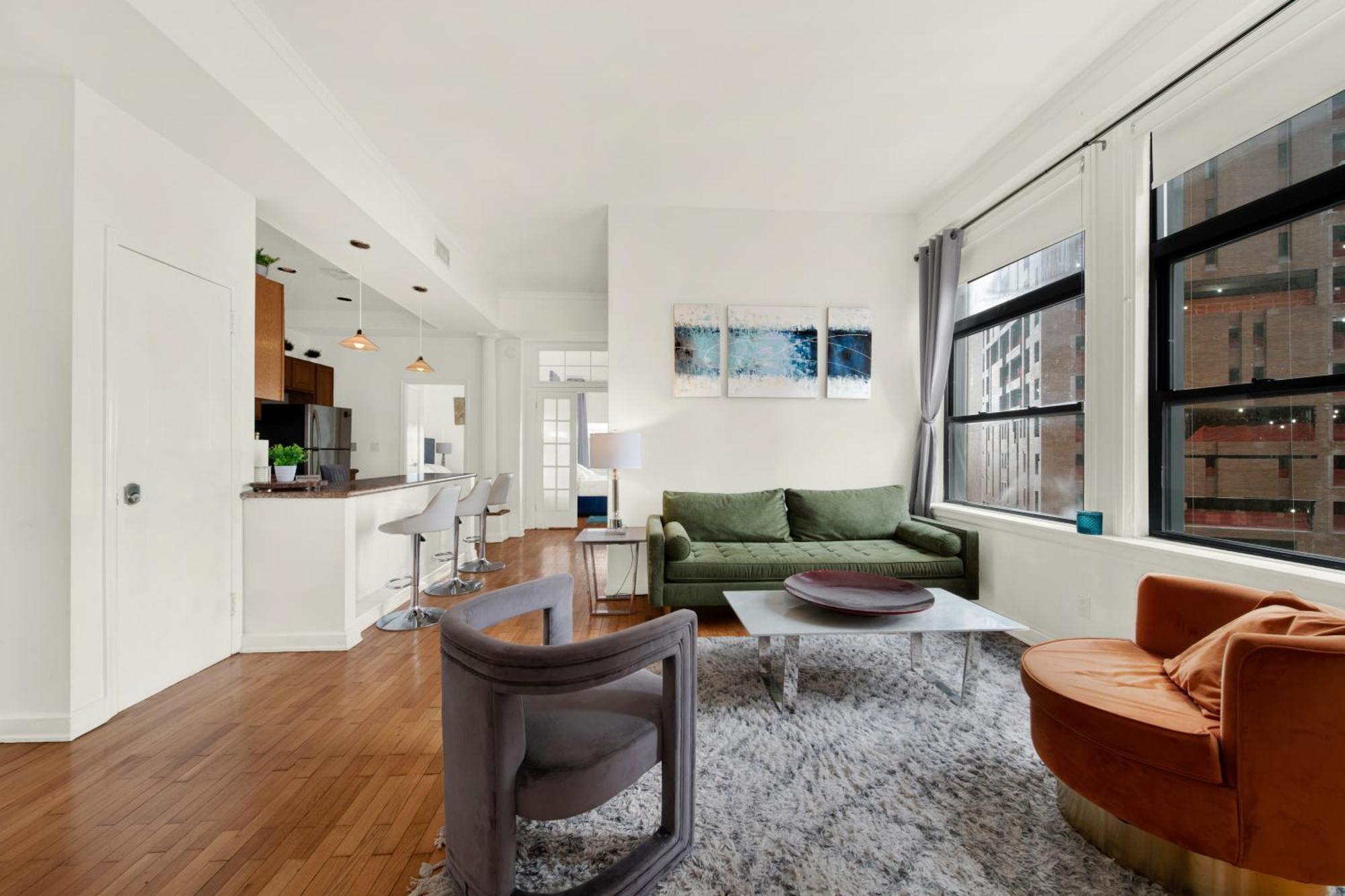 Apartment Four Bedroom Penthouse With Views Of Statue Of Liberty *