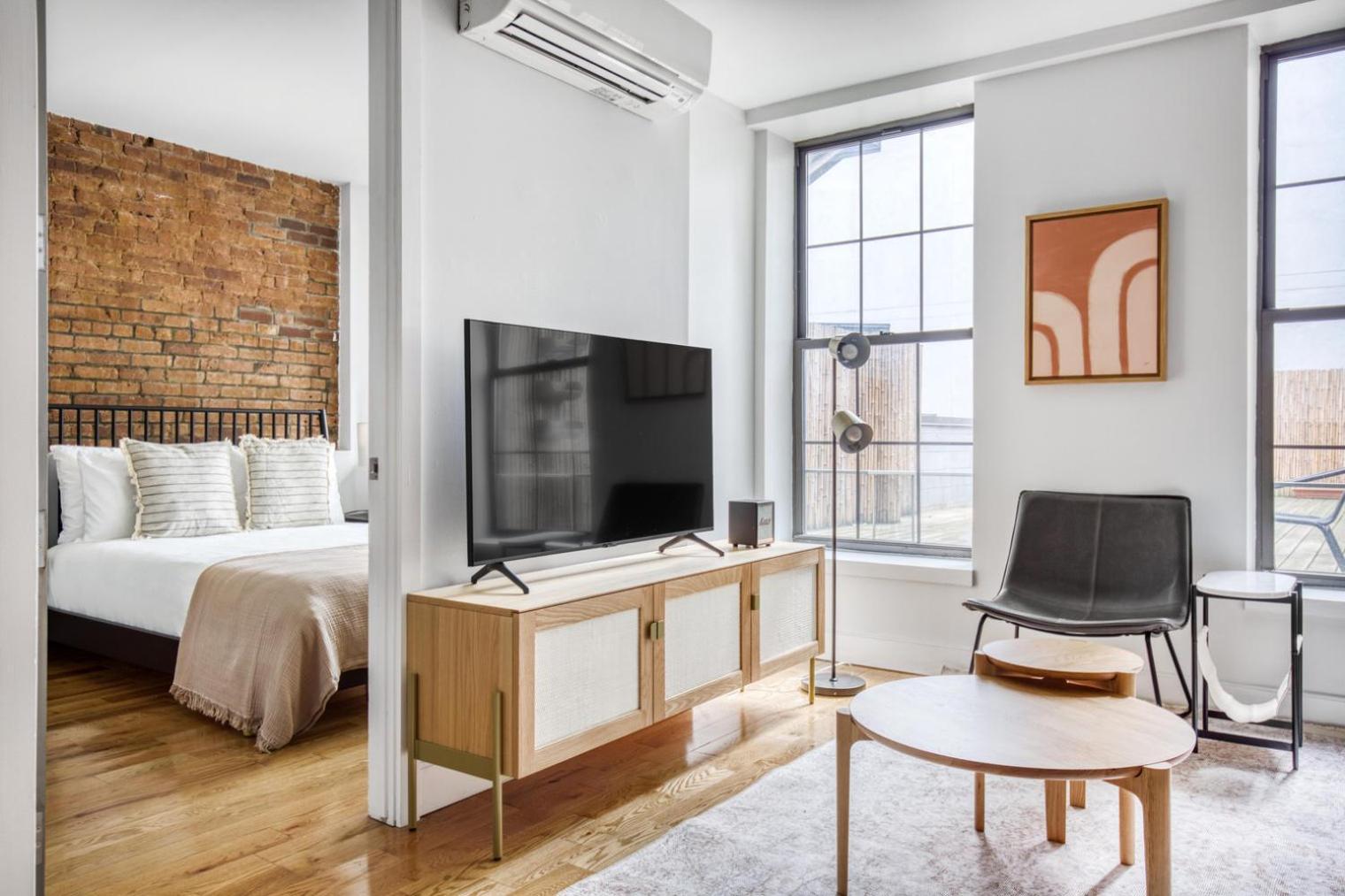 Downtown Bk 1br W Roof Gym Nr Train Nyc-698 New York
