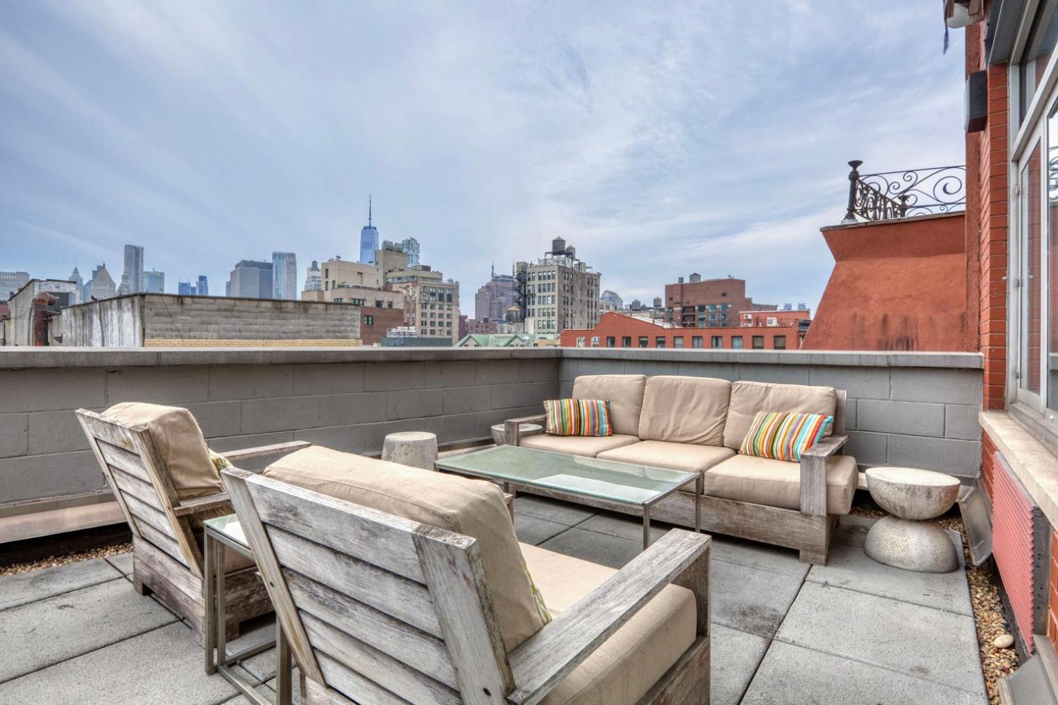 Nolita 2br W 3 Terraces Elevator Wd Nr Soho Nyc-1292 New York