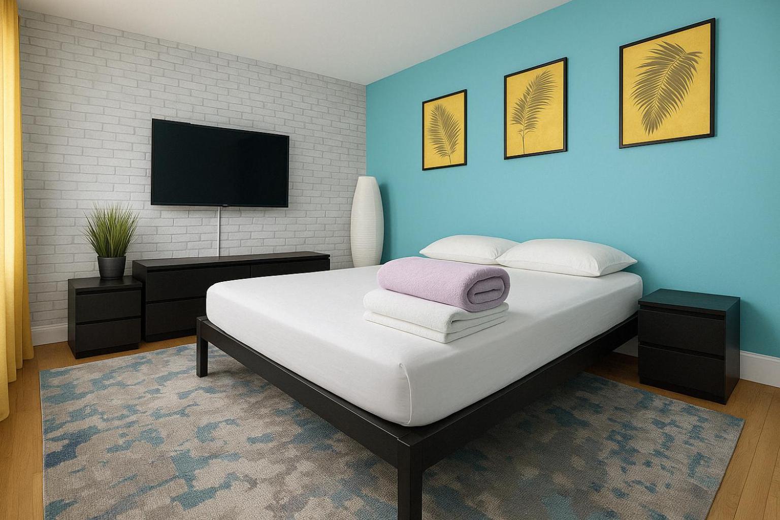 Apartment Modern Xl Queen Room Comfort & Character In Harlem