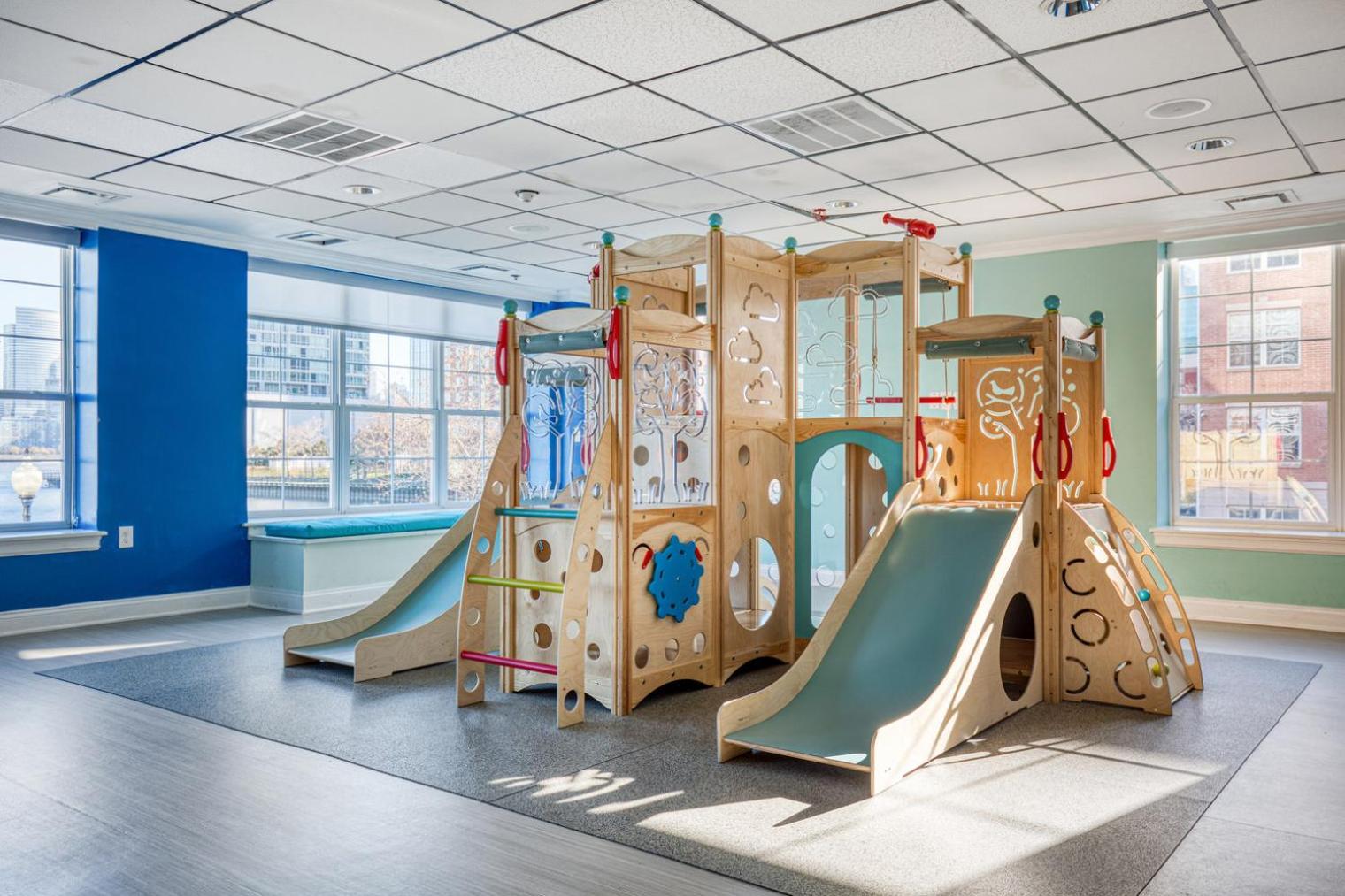Jersey City 2br W Wd Gym Elevator Nr Path Nyc-672 New York